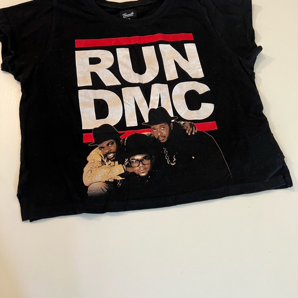 Vintage Cropped RUN DMC Top - Picture 2 of 4